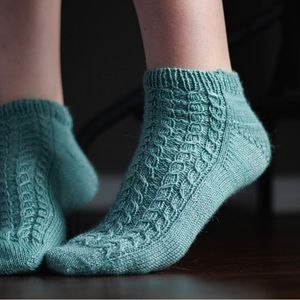 Hand knit socks